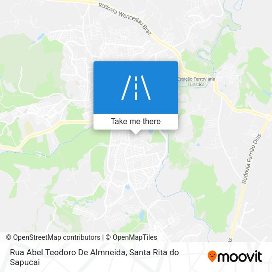 Rua Abel Teodoro De Almneida map
