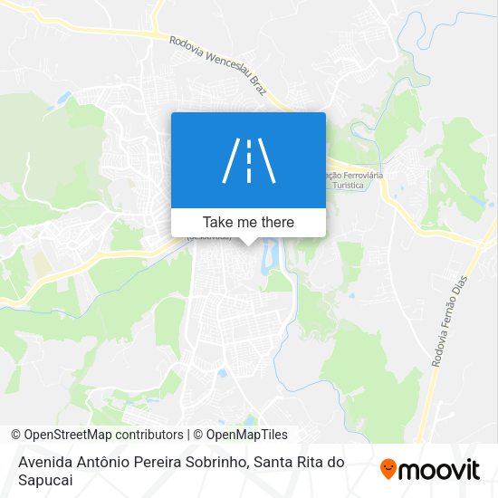 Avenida Antônio Pereira Sobrinho map