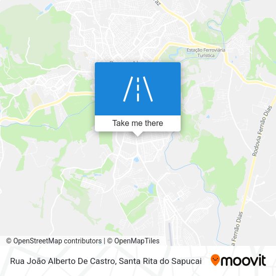 Rua João Alberto De Castro map