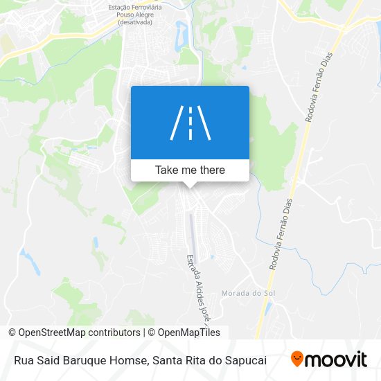 Rua Said Baruque Homse map