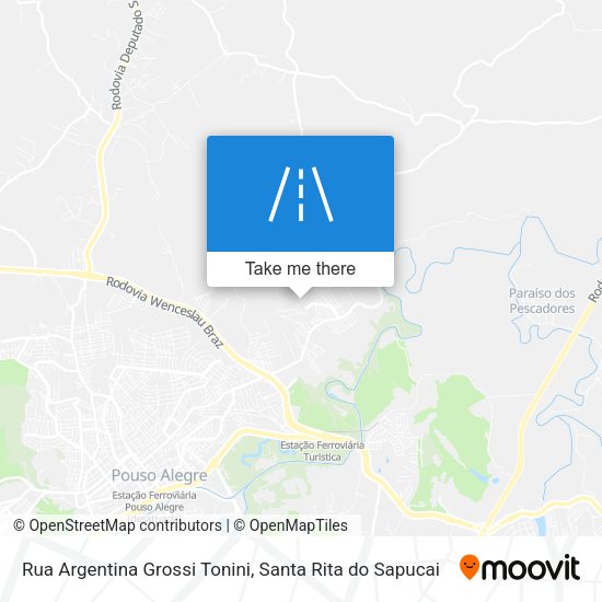 Rua Argentina Grossi Tonini map
