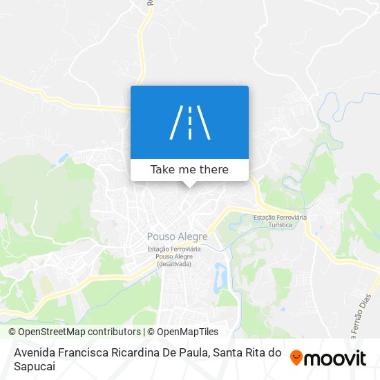Avenida Francisca Ricardina De Paula map