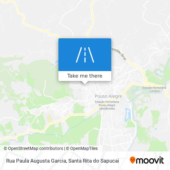 Mapa Rua Paula Augusta Garcia