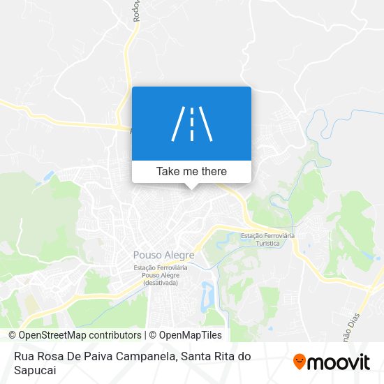 Rua Rosa De Paiva Campanela map