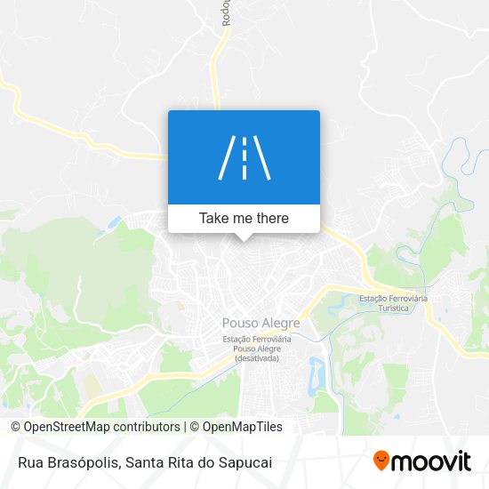 Rua Brasópolis map