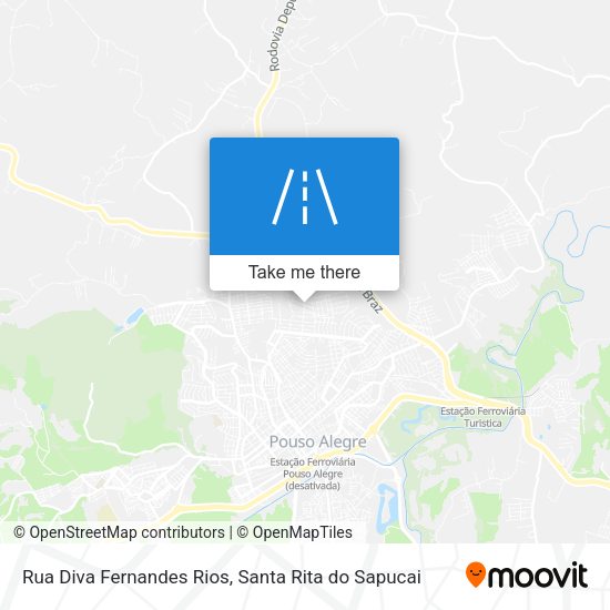 Rua Diva Fernandes Rios map