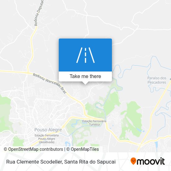 Rua Clemente Scodeller map