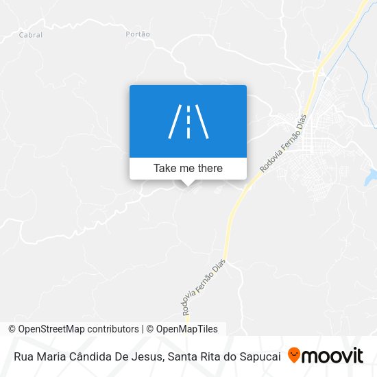 Rua Maria Cândida De Jesus map