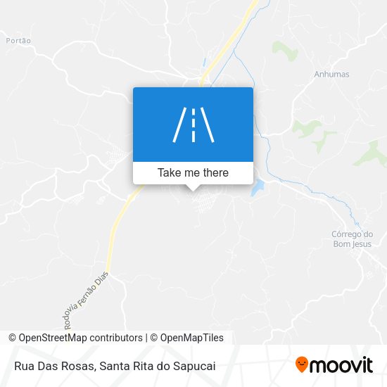 Rua Das Rosas map