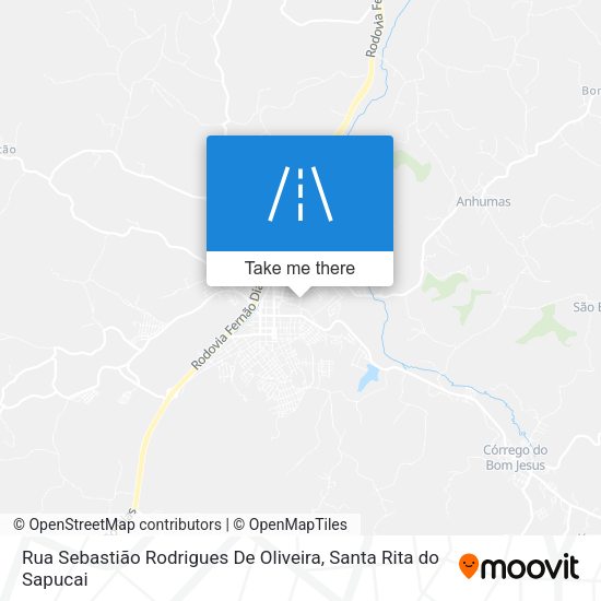 Rua Sebastião Rodrigues De Oliveira map
