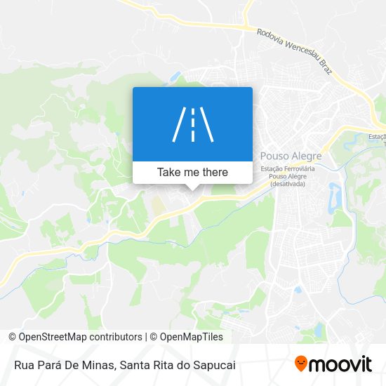 Rua Pará De Minas map