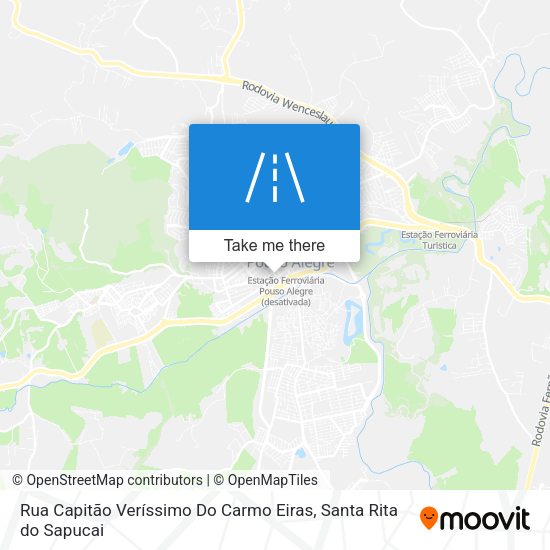 Rua Capitão Veríssimo Do Carmo Eiras map