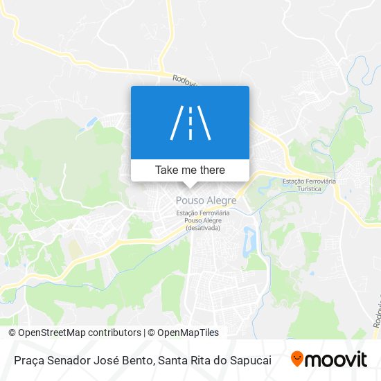 Mapa Praça Senador José Bento