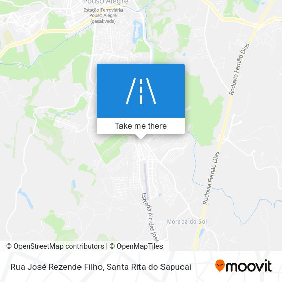 Rua José Rezende Filho map
