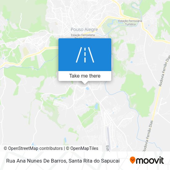 Rua Ana Nunes De Barros map