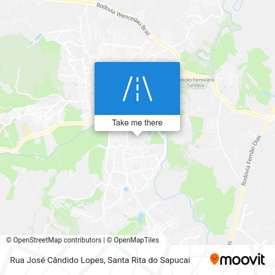 Rua José Cândido Lopes map