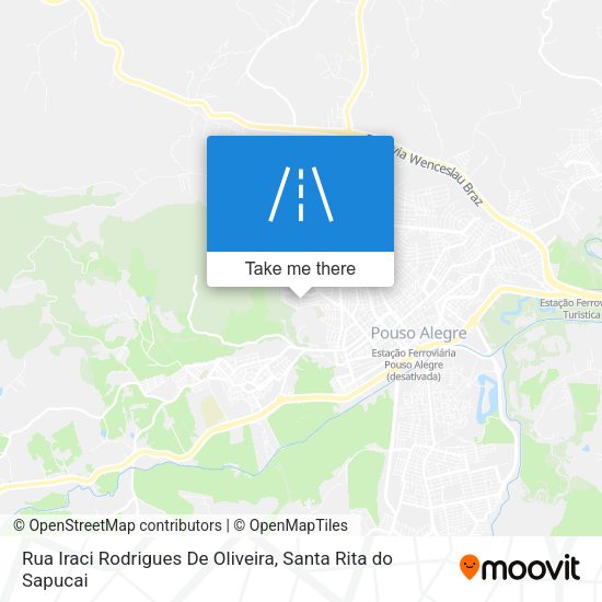 Rua Iraci Rodrigues De Oliveira map