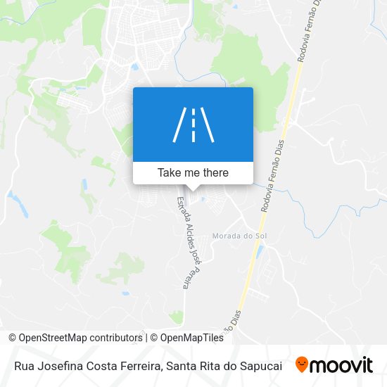 Rua Josefina Costa Ferreira map