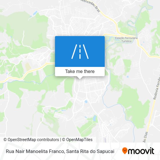 Rua Nair Manoelita Franco map