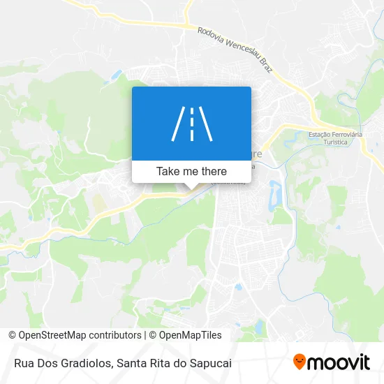 Rua Dos Gradiolos map