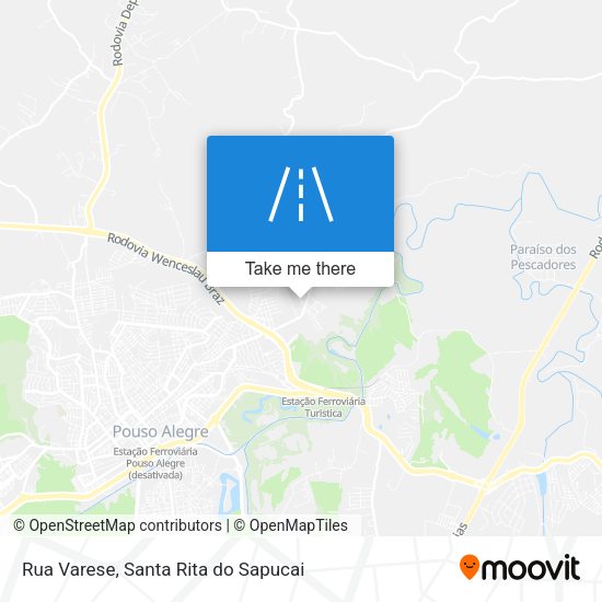 Rua Varese map