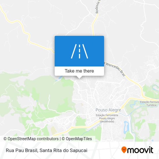 Rua Pau Brasil map