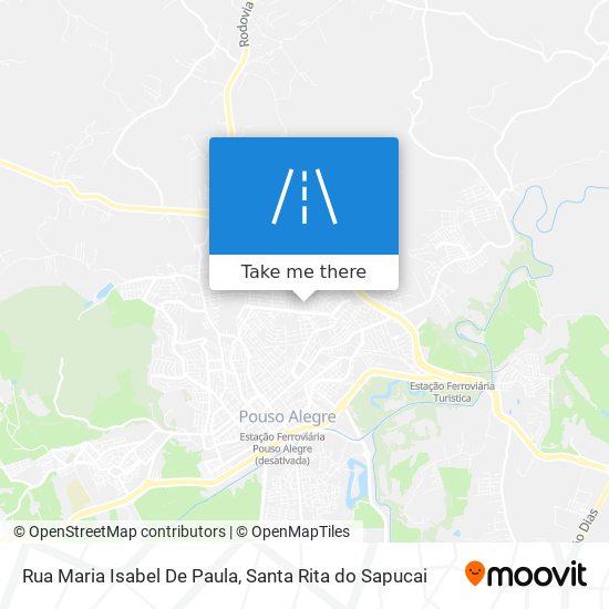 Mapa Rua Maria Isabel De Paula