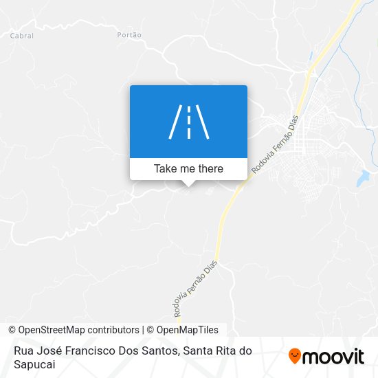 Rua José Francisco Dos Santos map