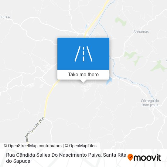 Rua Cândida Salles Do Nascimento Paiva map