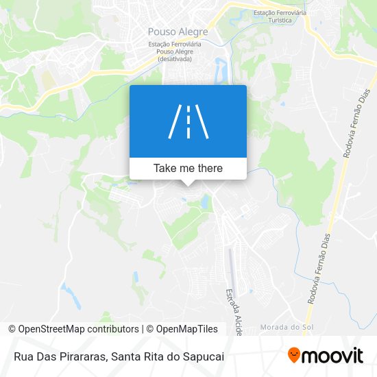Rua Das Pirararas map