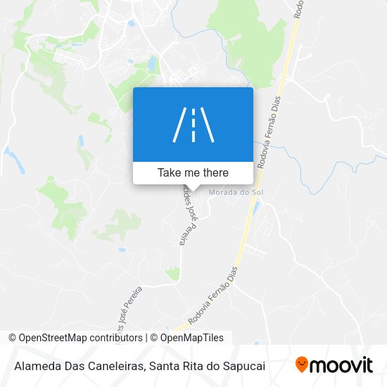 Alameda Das Caneleiras map