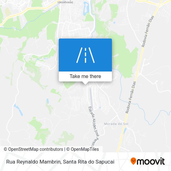 Rua Reynaldo Mambrin map