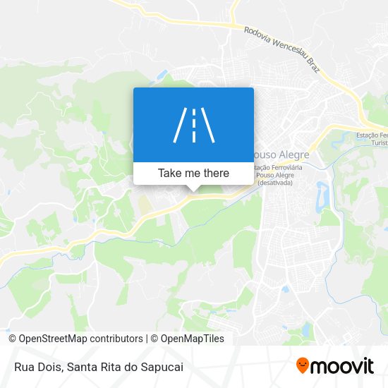 Rua Dois map