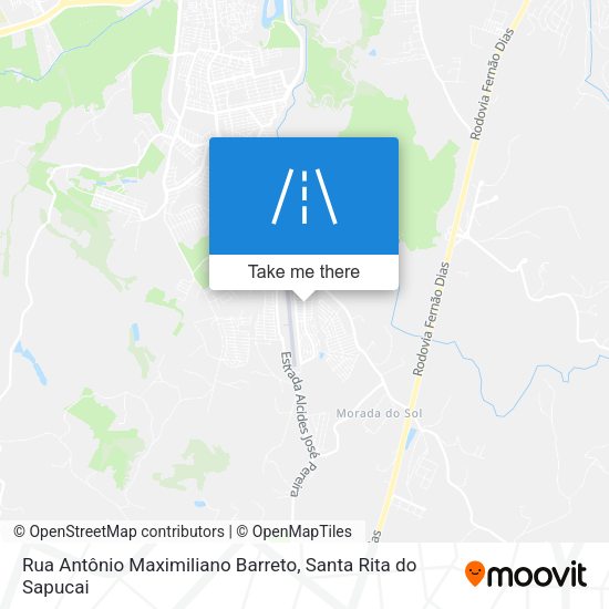 Rua Antônio Maximiliano Barreto map
