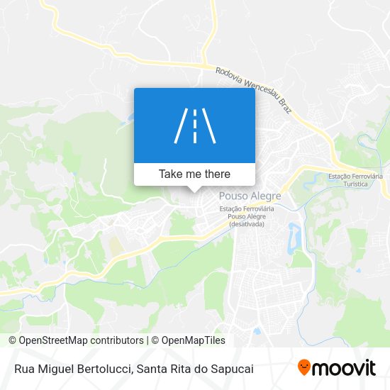Rua Miguel Bertolucci map