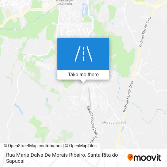 Rua Maria Dalva De Morais Ribeiro map