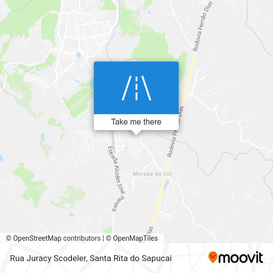 Rua Juracy Scodeler map