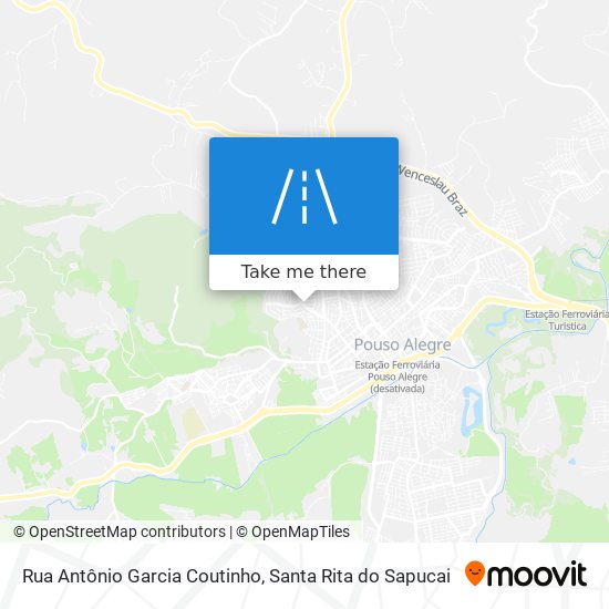 Mapa Rua Antônio Garcia Coutinho