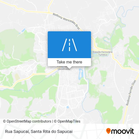Rua Sapucaí map