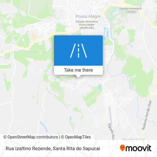 Rua Izaltino Rezende map