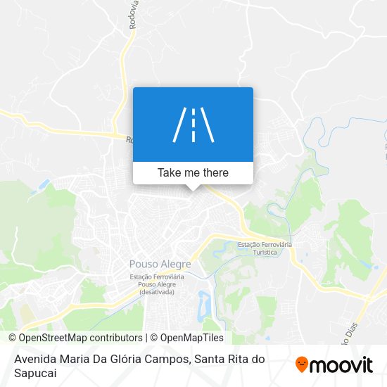 Avenida Maria Da Glória Campos map