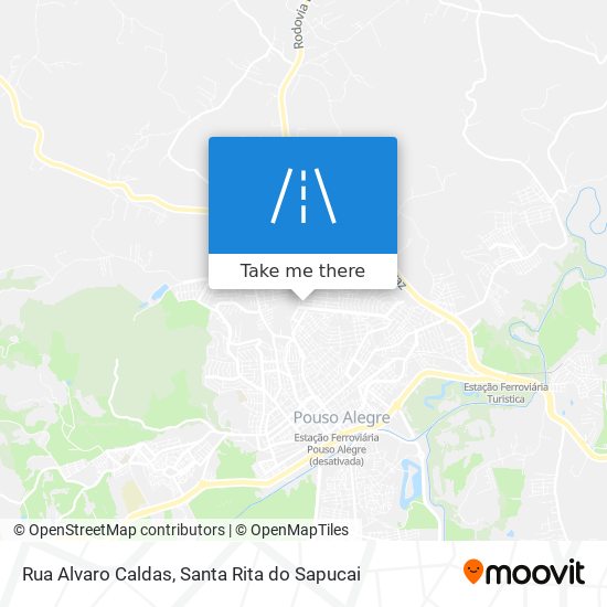 Mapa Rua Alvaro Caldas