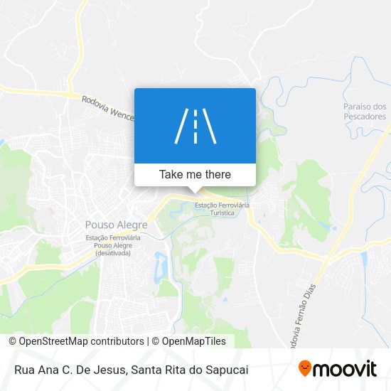 Rua Ana C. De Jesus map
