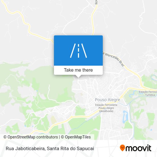 Rua Jaboticabeira map