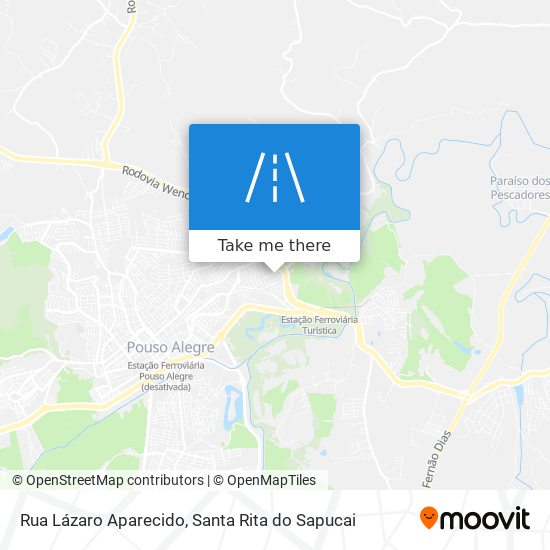 Rua Lázaro Aparecido map