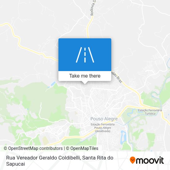 Rua Vereador Geraldo Coldibelli map