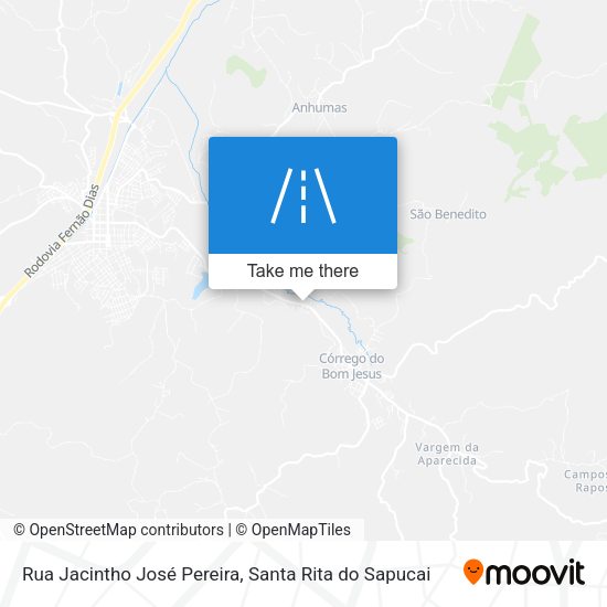Rua Jacintho José Pereira map