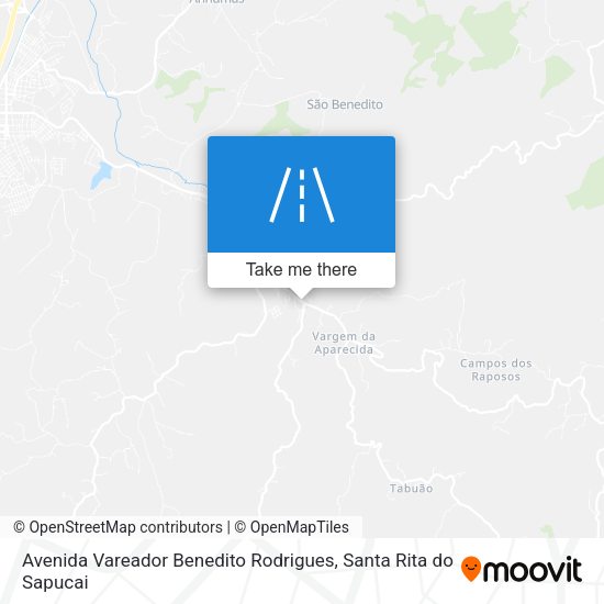 Avenida Vareador Benedito Rodrigues map