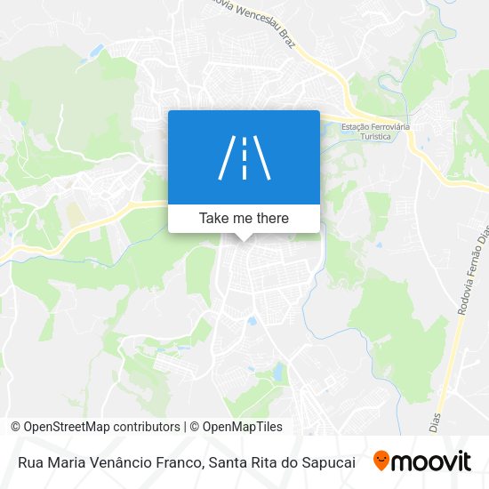Rua Maria Venâncio Franco map