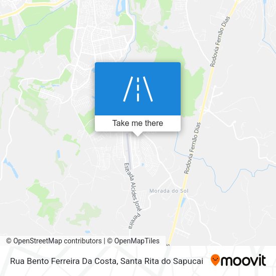 Rua Bento Ferreira Da Costa map